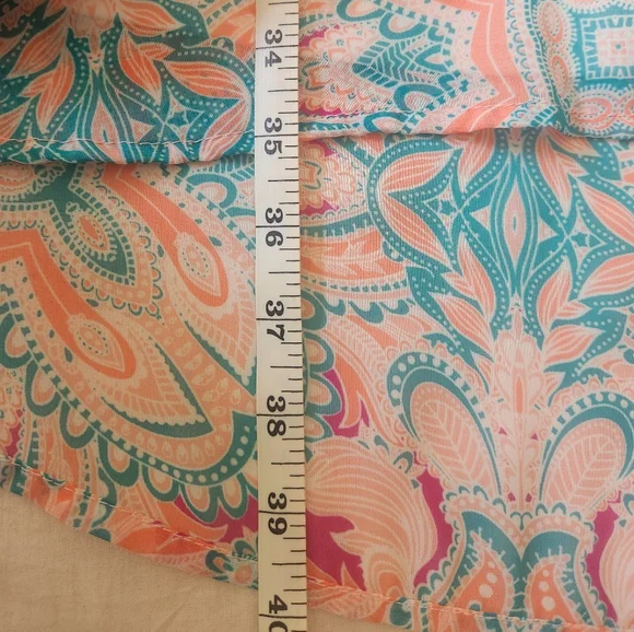 Peach Love California Flowy, lightweight dress with bell sleeves - Picture 5 of 7